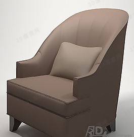3D單人沙發(fā)模型