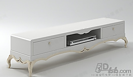 3D電視柜模型