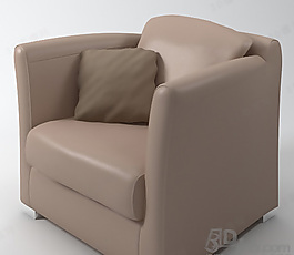 3D單人沙發(fā)模型