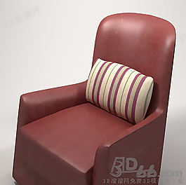 3D單人沙發(fā)模型