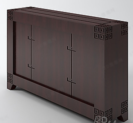 3D邊柜模型