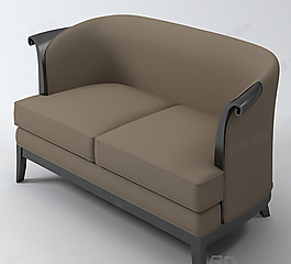 3D雙人沙發(fā)模型