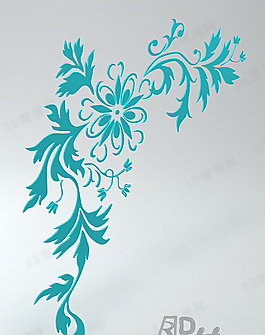 3D花紋模型