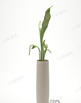 3D花瓶模型
