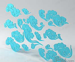 3D花紋模型