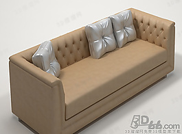 3D三人沙發(fā)模型