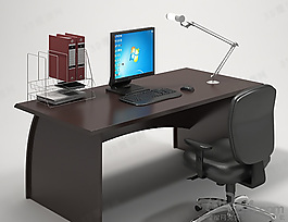 3D辦公桌椅模型