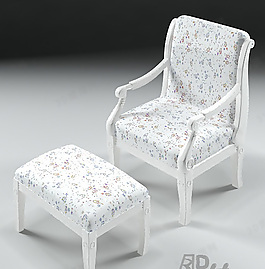 3D休閑椅模型