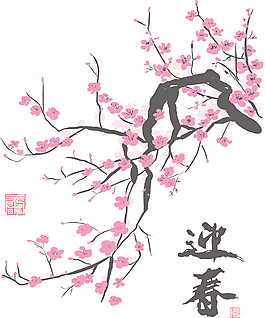 翻譯：春天梅花