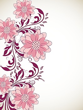 摘要背景花與花