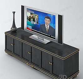 3D電視柜模型