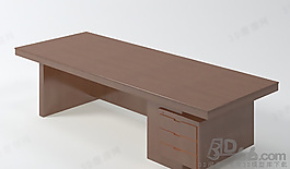 3D辦公桌模型