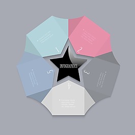程式化為圖表之星的設(shè)計(jì)模板
