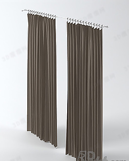 3D百折簾模型