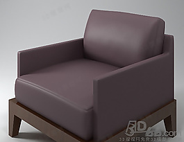 3D單人沙發(fā)模型