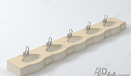 3D洗手臺(tái)模型