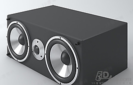 3D音箱模型