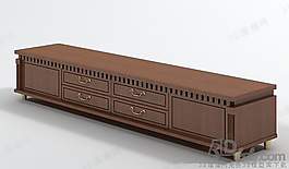 3D邊柜模型