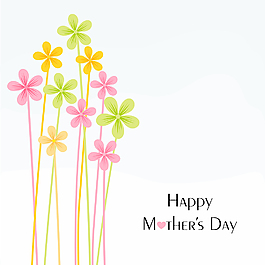 母親節慶典賀卡設計