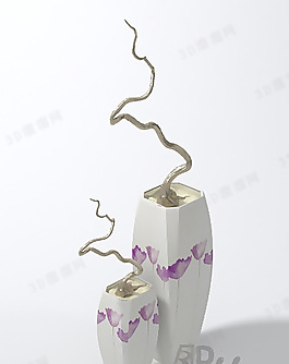 3D花瓶模型