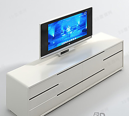 3D电视柜模型
