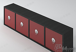3D邊柜模型