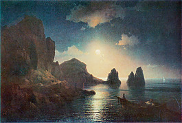 油画风景  人间仙境