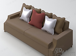 3D雙人沙發(fā)模型