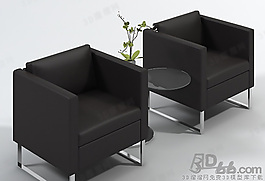 3D沙發(fā)茶幾組合模型