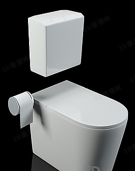 3D坐便器模型