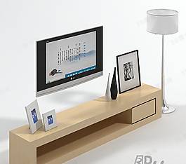 3D电视柜模型