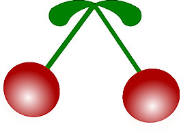 櫻桃剪貼畫(huà)