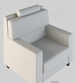 3D單人沙發(fā)模型