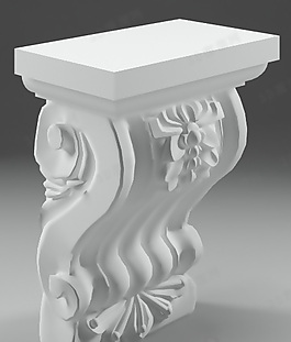 3D歐式構(gòu)件模型