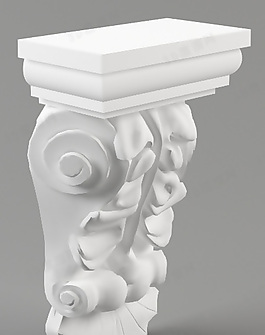 3D歐式構(gòu)件模型
