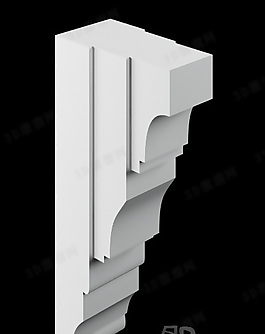 3D歐式構(gòu)件模型