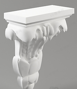 3D歐式構(gòu)件模型