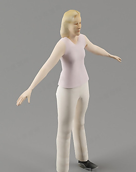 3D女人模型