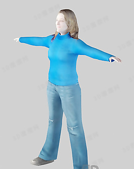 3D女人模型