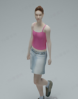 3D女人模型