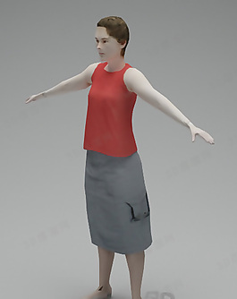 3D女人模型