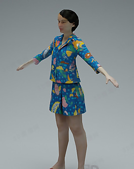 3D女人模型
