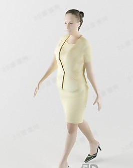 3D女人模型