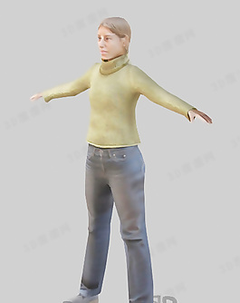 3D女人模型