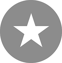 明星字形圖標(biāo)按鈕