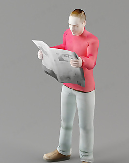 3D男人模型