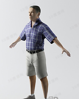 3D男人模型
