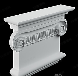 3D歐式構(gòu)件模型