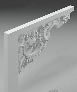 3D歐式構(gòu)件模型