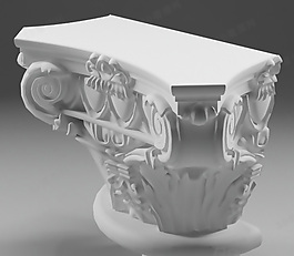3D柱头模型
